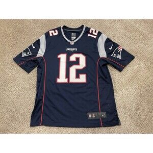 Nike Tom Brady New England Patriots Men's Jersey Sz Large NFL FOOTBALL
